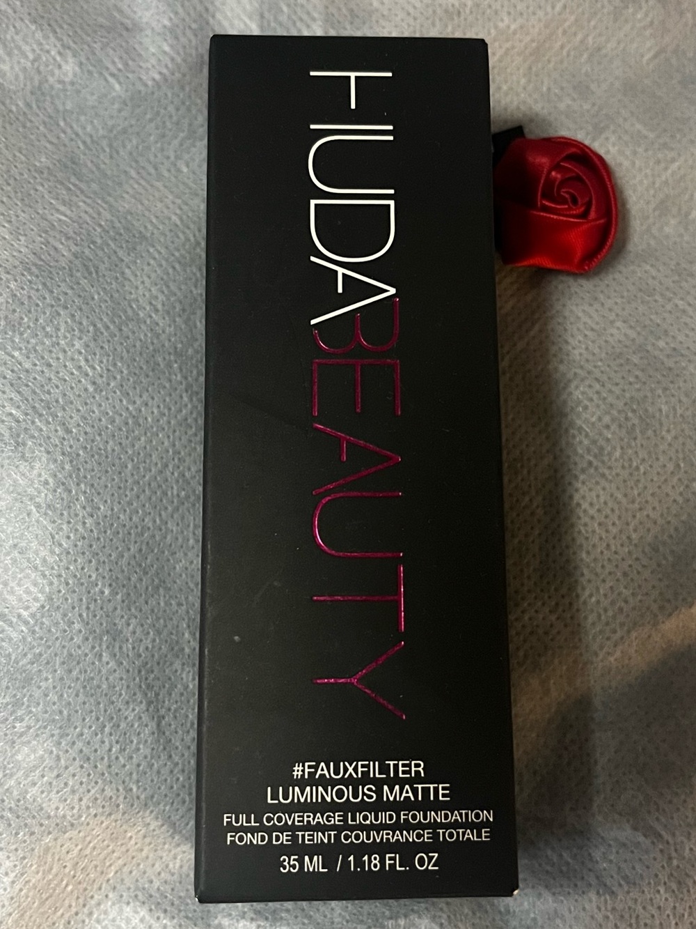 HUDA BEAUTY Brown Sugar 410G #FAUXFILTER 
FULL COVERAGE LIQUID FOUNDATION